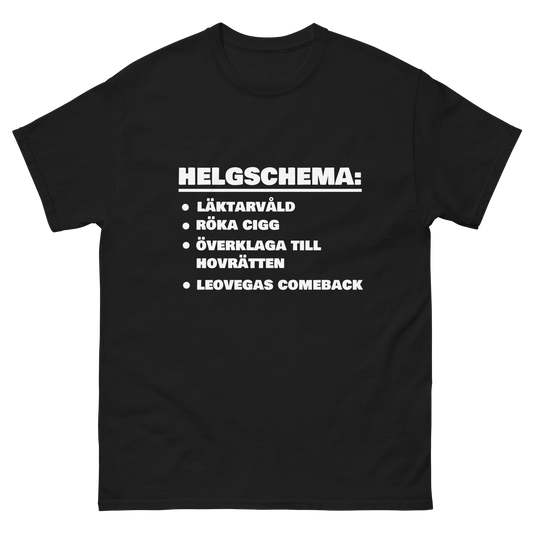 Helgschema: