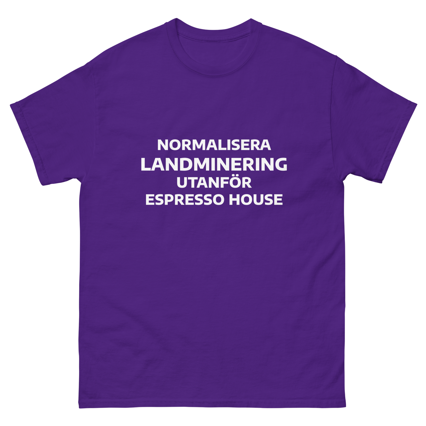 Normalisera landminering utanför Espresso House