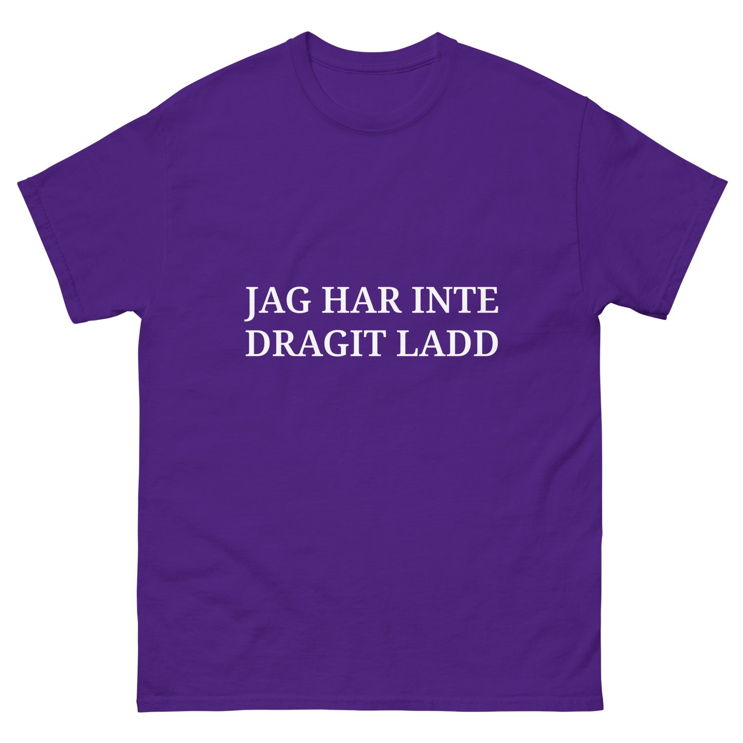 Jag har inte dragit ladd