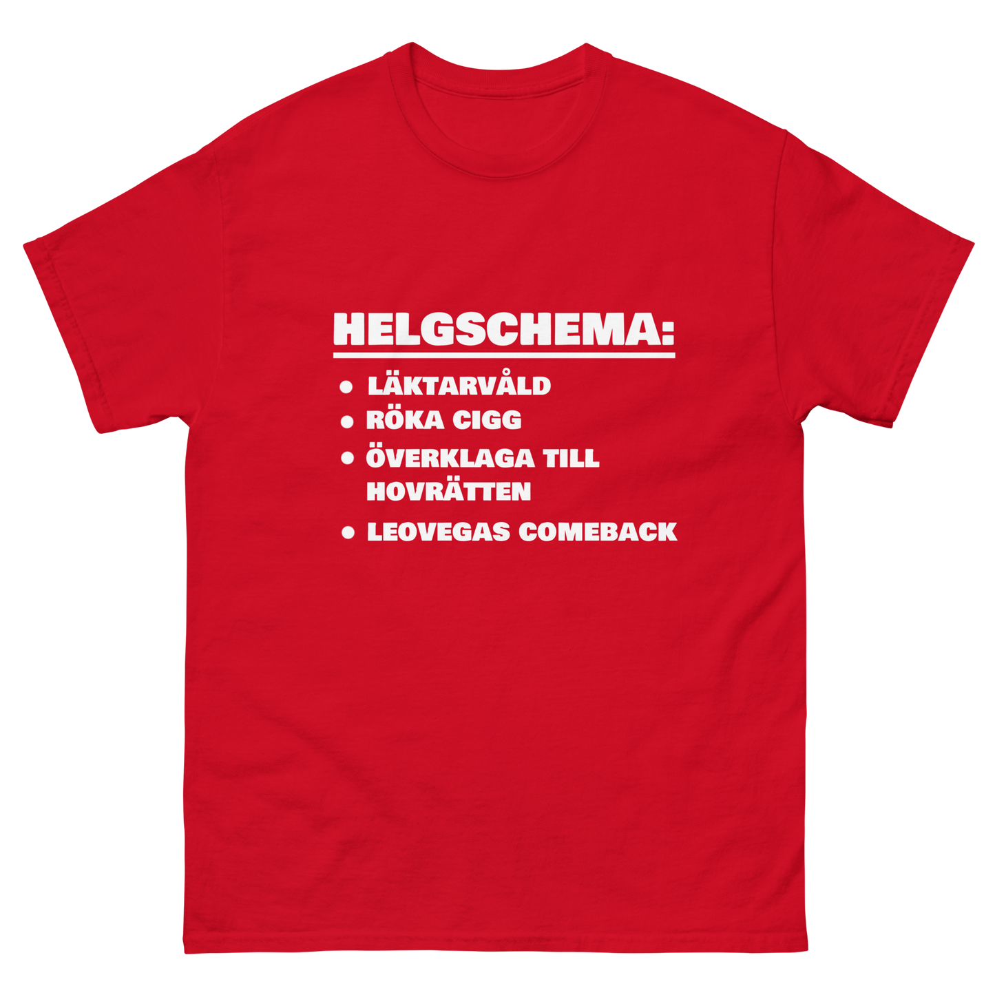 Helgschema: