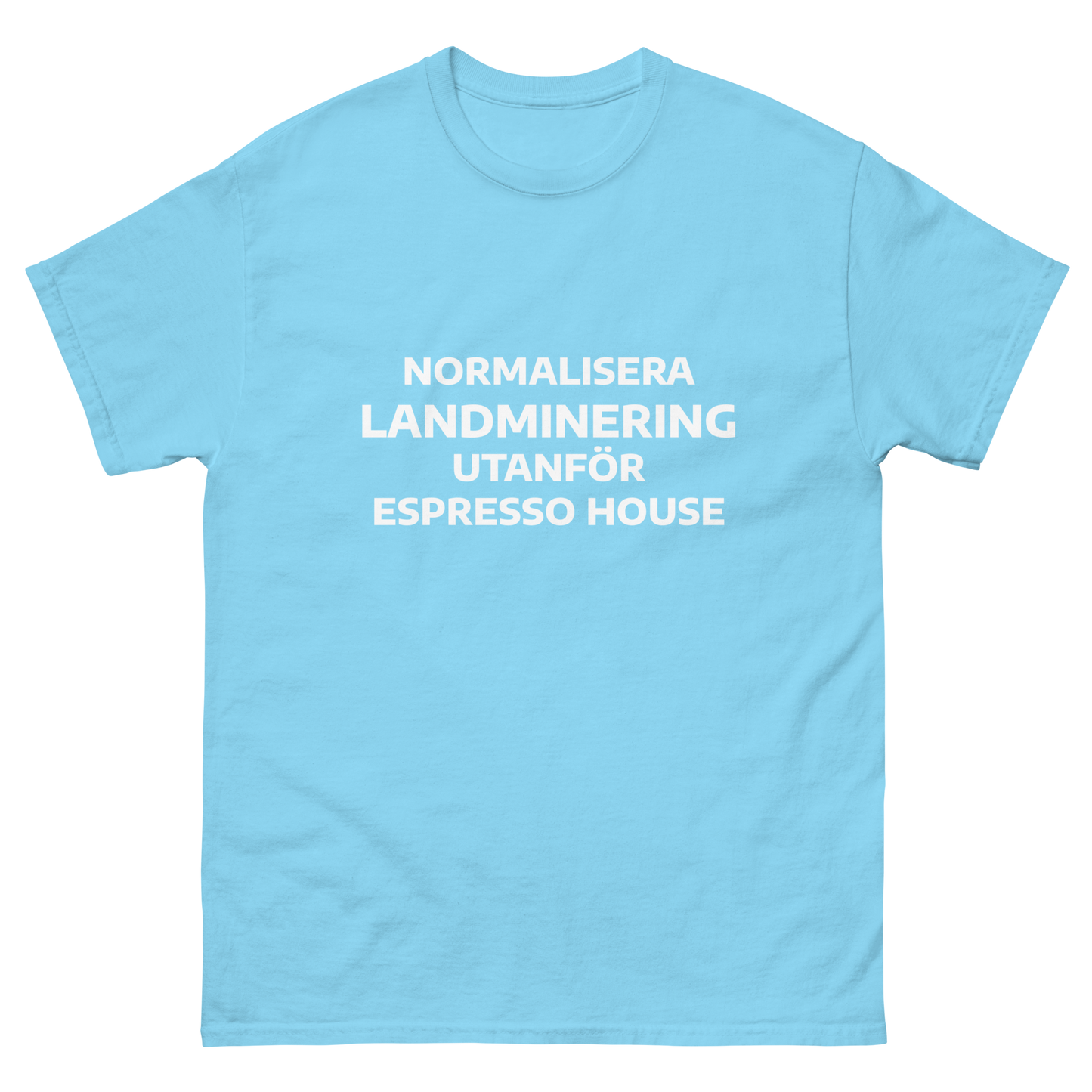 Normalisera landminering utanför Espresso House